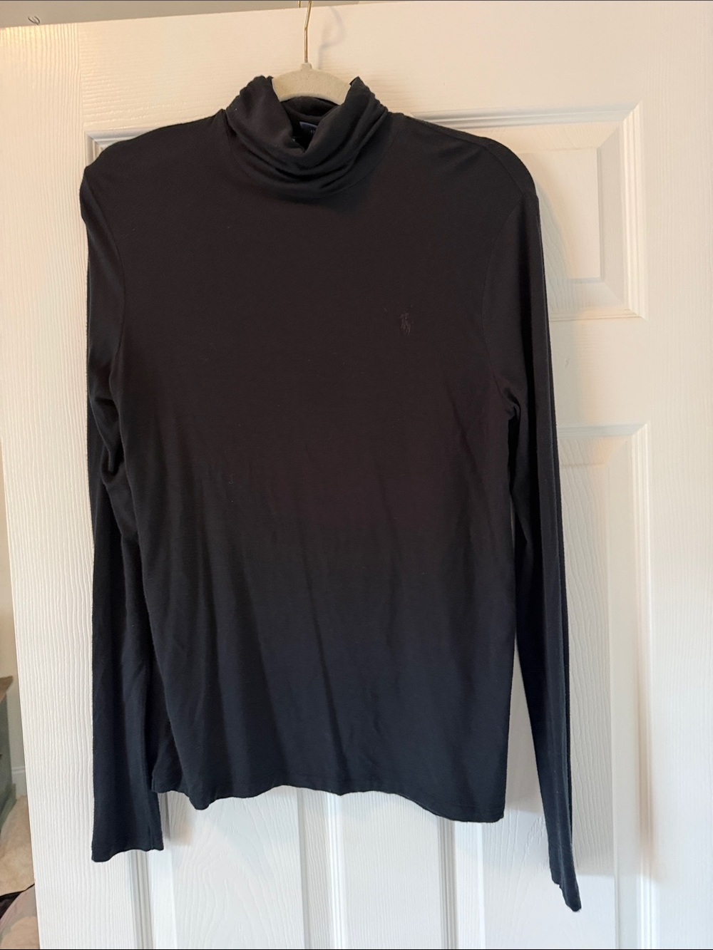 Ralph Lauren Black Long-Sleeve Turtleneck Tee